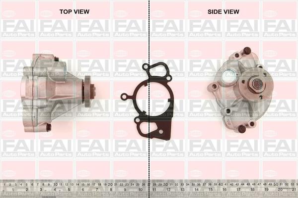 FAI AutoParts WP6471 - Водяной насос autosila-amz.com