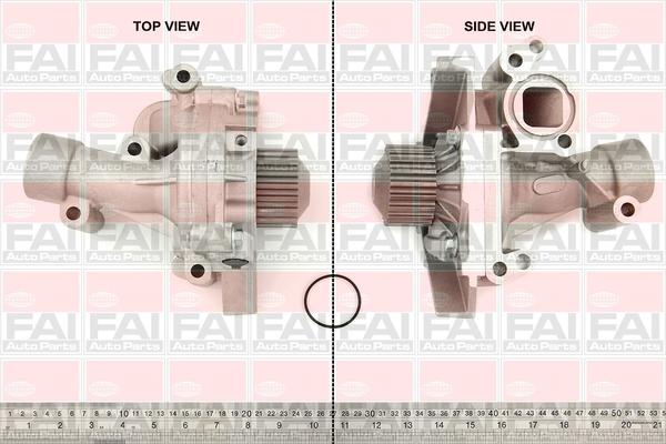 FAI AutoParts WP6477 - Водяной насос autosila-amz.com