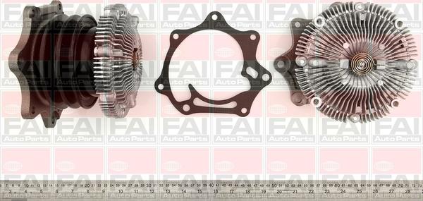 FAI AutoParts WP6314 - Водяной насос autosila-amz.com