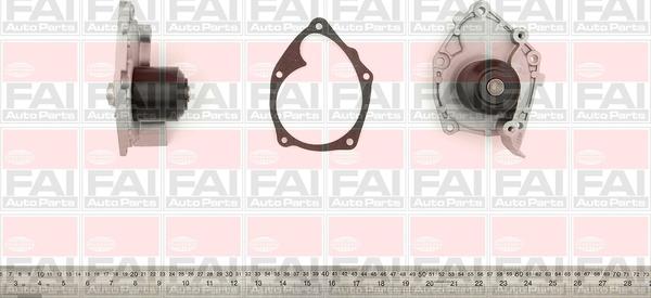 FAI AutoParts WP6386 - Водяной насос autosila-amz.com