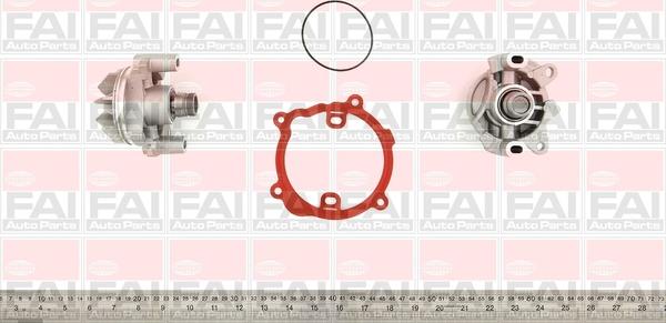 FAI AutoParts WP6380 - Водяной насос autosila-amz.com