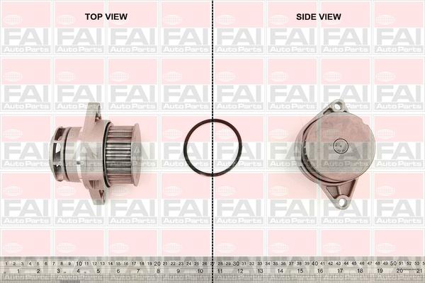 FAI AutoParts WP6213 - Водяной насос autosila-amz.com