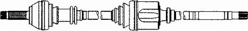 Farcom 121860 - Приводной вал autosila-amz.com