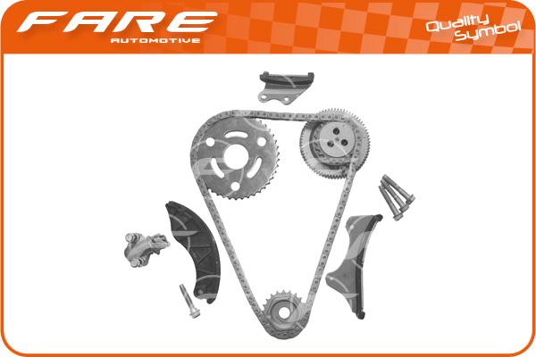 FARE SA 15222 - Комплект цепи привода распредвала autosila-amz.com