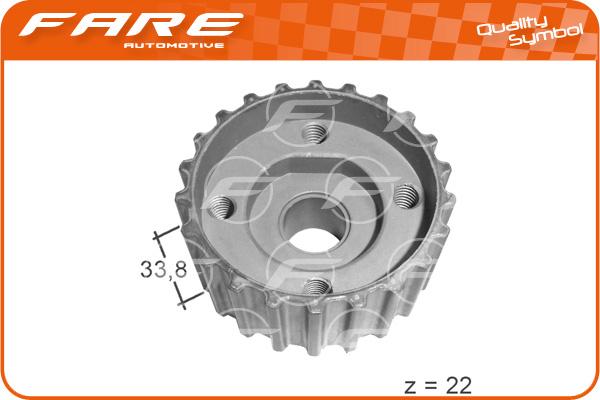 FARE SA 10572 - Шестерня, коленчатый вал autosila-amz.com