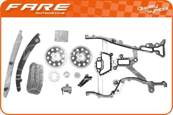 FARE SA 10785 - Комплект цепи привода распредвала autosila-amz.com