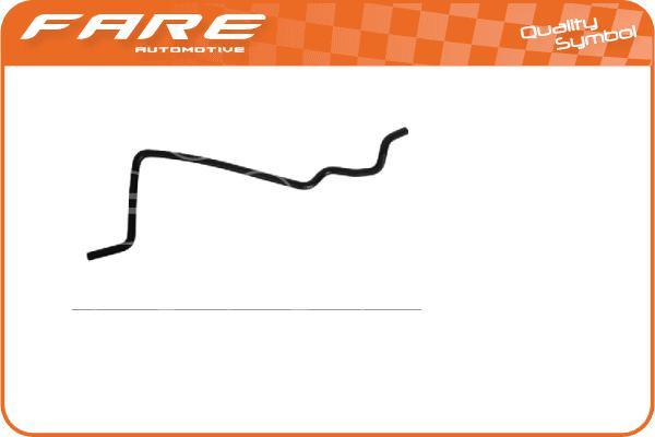 FARE SA 36434 - Шланг радиатора autosila-amz.com