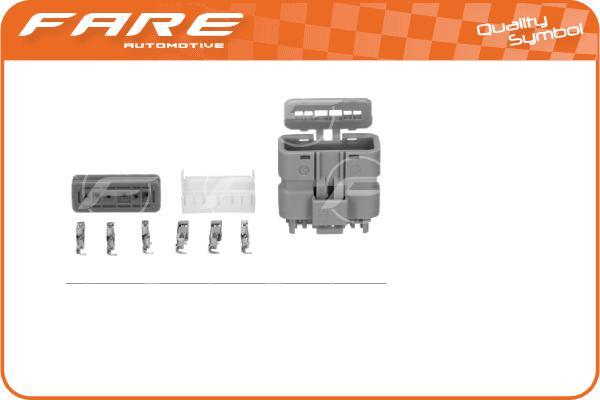 FARE SA 26608 - Ремонтный комплект кабеля, клапан возврата ОГ autosila-amz.com