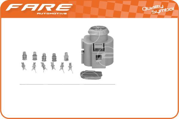 FARE SA 26602 - Ремонтный комплект кабеля, клапан возврата ОГ autosila-amz.com