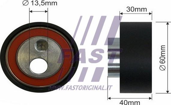 Fast FT44077 - Натяжной ролик, зубчатый ремень ГРМ autosila-amz.com