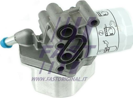 Fast FT55206 - Масляный радиатор, двигательное масло autosila-amz.com