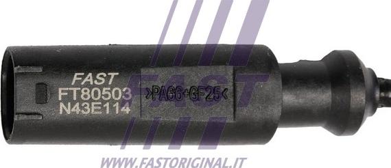Fast FT80503 - Датчик ABS, частота вращения колеса autosila-amz.com