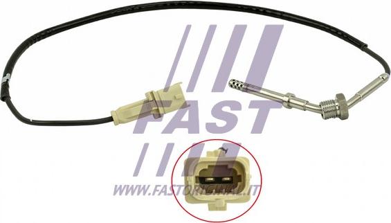 Fast FT80235 - Датчик, температура выхлопных газов autosila-amz.com
