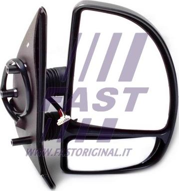 Fast FT88268 - Зеркало правое электрическое с подогревом Fiat Ducato 99- 230/244 RUS, Boxer, Ju autosila-amz.com
