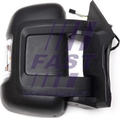 Fast FT88263 - Зеркало fiat ducato 06>/ 14> электр. длин. прав подогрев 8 pin autosila-amz.com