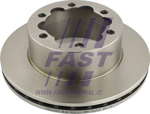 Fast FT31530 - Тормозной диск autosila-amz.com