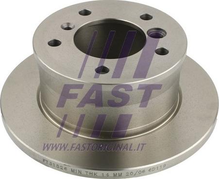 Fast FT31526 - Тормозной диск autosila-amz.com