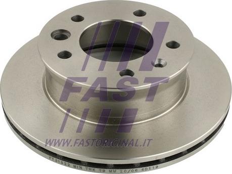 Fast FT31522 - Тормозной диск autosila-amz.com