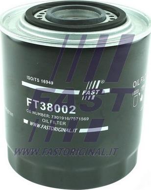Fast FT38002 - Масляный фильтр autosila-amz.com