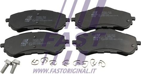 Fast FT29560 - Тормозные колодки, дисковые, комплект autosila-amz.com