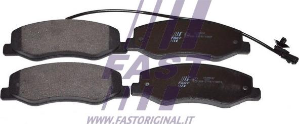Fast FT29537 - Тормозные колодки, дисковые, комплект autosila-amz.com