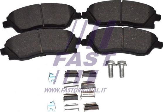 Fast FT29525 - Тормозные колодки, дисковые, комплект autosila-amz.com
