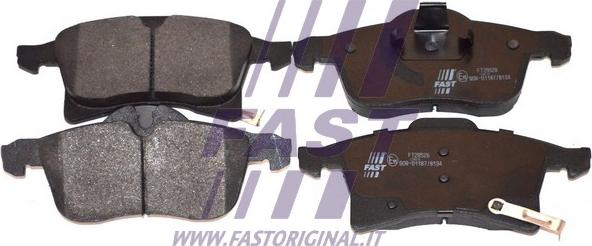 Fast FT29526 - Тормозные колодки, дисковые, комплект autosila-amz.com