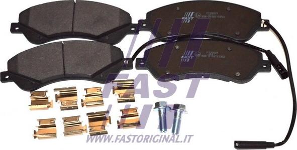 Fast FT29521 - Тормозные колодки, дисковые, комплект autosila-amz.com