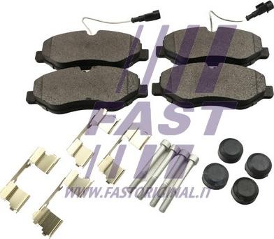 Fast FT29574 - Тормозные колодки, дисковые, комплект autosila-amz.com