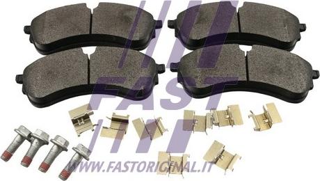 Fast FT29576 - Тормозные колодки, дисковые, комплект autosila-amz.com