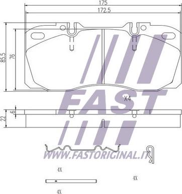 Fast FT29093 - ДЕТАЛЬ autosila-amz.com