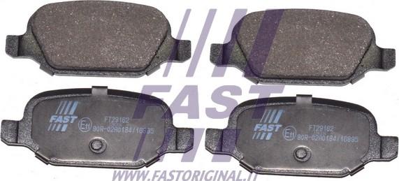 Fast FT29162 - Тормозные колодки, дисковые, комплект autosila-amz.com