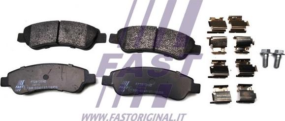 Fast FT29131HD - Тормозные колодки, дисковые, комплект autosila-amz.com