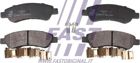 Fast FT29131 - Тормозные колодки, дисковые, комплект autosila-amz.com