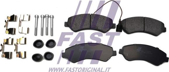 Fast FT29132HD - Тормозные колодки, дисковые, комплект autosila-amz.com