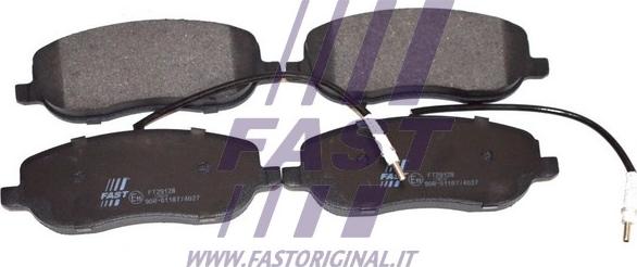 Fast FT29128 - Тормозные колодки, дисковые, комплект autosila-amz.com