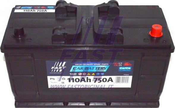 Fast FT75212 - Стартерная аккумуляторная батарея, АКБ autosila-amz.com