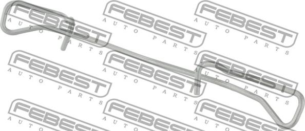 Febest 0103-001 - Пружина, колодки дискового тормоза autosila-amz.com