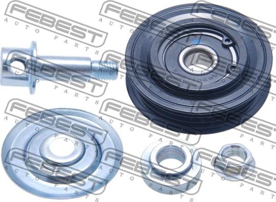 Febest 0187-NHW20 - Ролик, поликлиновый ремень autosila-amz.com