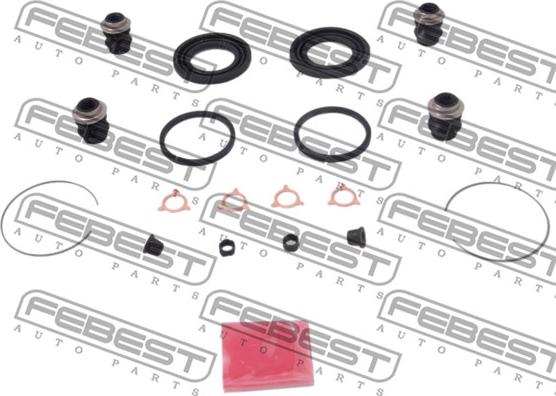 Febest 0175-GX90R - Ремкомплект, тормозной суппорт autosila-amz.com