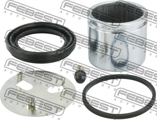 Febest 0176-NDE120F-KIT - Ремкомплект, тормозной суппорт autosila-amz.com