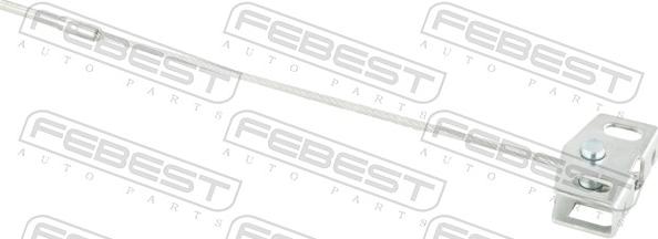 Febest 02100-T31F - Тросик, cтояночный тормоз autosila-amz.com