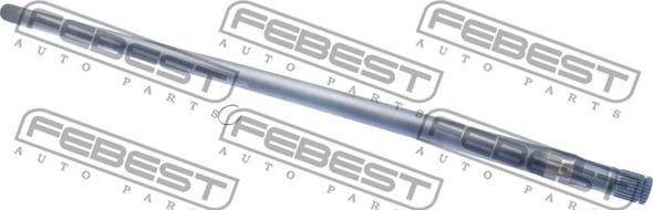 Febest 0212-Y61LH - Приводной вал autosila-amz.com