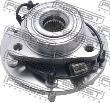 Febest 0282-JA60F - к-кт подшипника ступицы перед.!\ Nissan Armada Ta60/Infiniti Qx56 (Ja60) 2003- autosila-amz.com