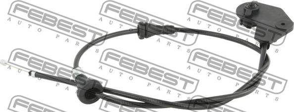 Febest 19101-E46 - Тросик замка капота autosila-amz.com