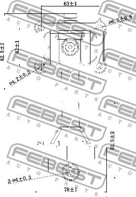 Febest 16640-001 - КАТУШКА ЗАЖИГАНИЯ autosila-amz.com