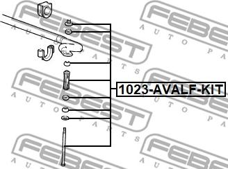 Febest 1023-AVALF-KIT - Тяга / стойка, стабилизатор autosila-amz.com