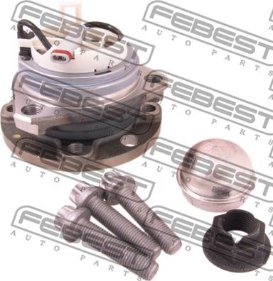 Febest 1882-ASHF - к-кт подшипника ступ. пер.!\ Opel Astra H 1.4 16v/1.6 16v/1.8 16v 03.04> с ABS autosila-amz.com