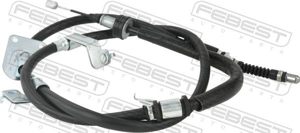 Febest 12100-D7LH - Тросик, cтояночный тормоз autosila-amz.com