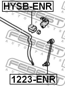 Febest 1223-ENR - Тяга / стойка, стабилизатор autosila-amz.com